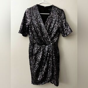 French Connection Purple Sequined dress
